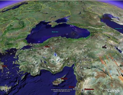 Прикрепленное изображение: Сирия и Крым на карте.jpg